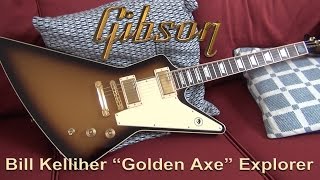 Video thumbnail for Gibson Bill Kelliher "Golden Axe" Explorer Review and sound test by Getaways and Guitars
