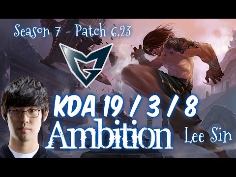 SSG Ambition LEE SIN vs ELISE Jungle - Patch 6.23 KR Ranked
