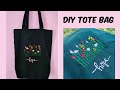 DIY Tote Bag | How to make tote bag for beginners | Art City Malayalam