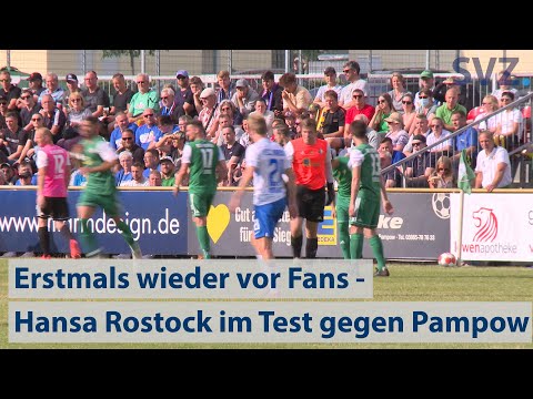 Endlich wieder vor Fans - Hansa Rostock testet gegen MSV Pampow