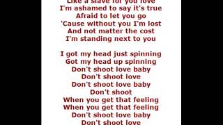 maroon 5 - shoot love (lyrics)