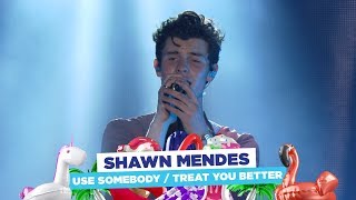 Video thumbnail of "Shawn Mendes - ‘Use Somebody / Treat You Better’ (live at Capital’s Summertime Ball 2018)"