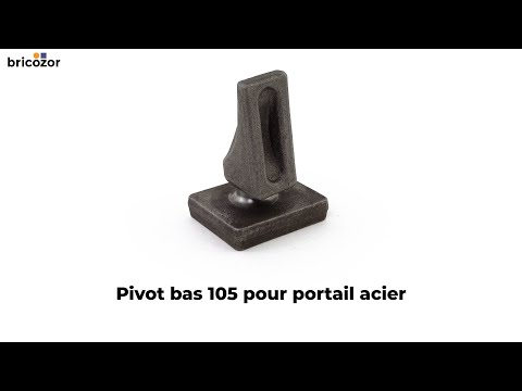 Pivot bas 105 pour portail à battants en acier COMUNELLO