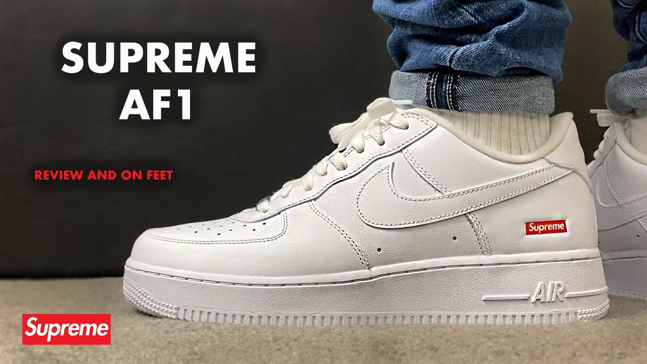 Supreme Nike Air Force 1 Low White Review and On Feet