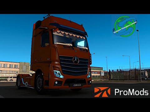 ETS2 1.38 ProMods 2.50 Timelapse with New Actros