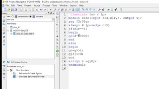 Tutorial 35: Verilog code of serial In serial Out Shift Register || #SISO @knowledge unlimited