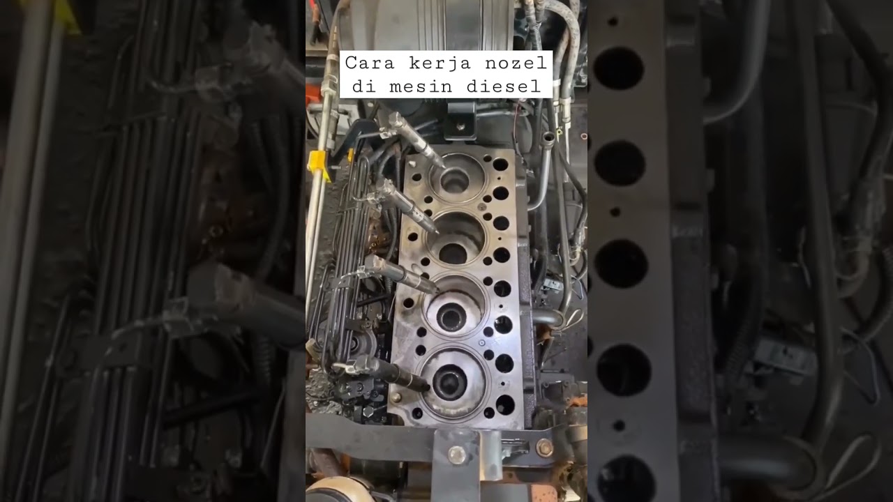 Cara kerja nozel di mesin diesel #shorts #short