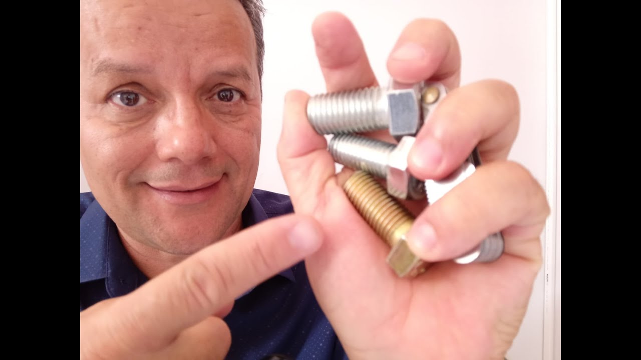 PARTE 1-Como medir e identificar roscas em parafusos - PARTE 1- Rosca sem segredo Prof. Maércio.