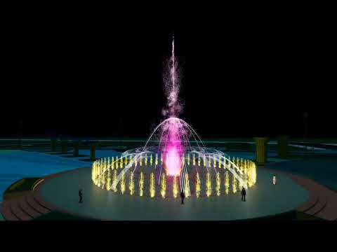 Musical Fountain 3D Concept 13