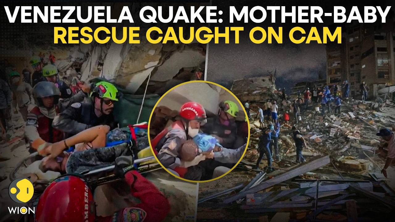 Venezuela Earthquake| Watch: Mother, Baby Pulled Alive from Venezuela Quake Rubble | WION Originals