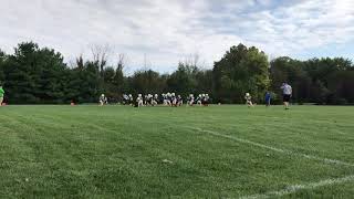 Logan running for a touchdown!