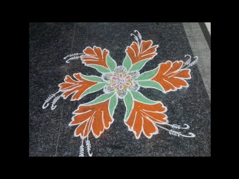 Festival muggulu #easy kolam #small rangoli #designs# viralvideo# sarayurangoli 