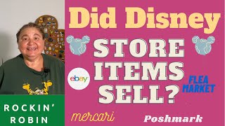 Did Disney Character Warehouse Items sell on eBay & Mercari?