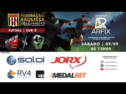 CATS/TABOÃO DA SERRA x MX7/DIADEMA - FUTSAL | SUB 8 - SEMIFINAIS
