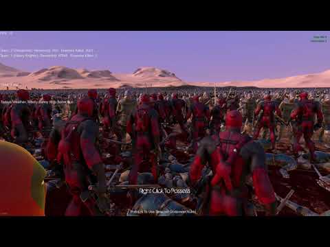 500 Deadpool vs 50000 Knights | Ultimate Epic Battle Simulator. Please Like and Subscribe :-)