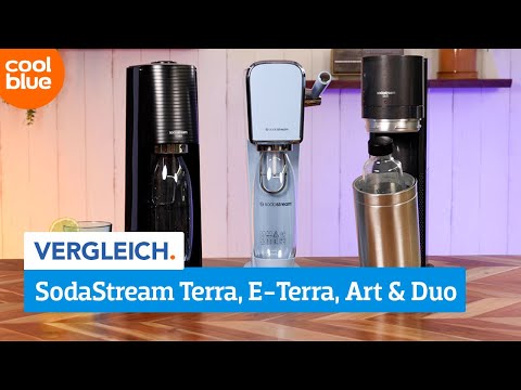 Die Unterschiede zwischen SodaStream TERRA, ART, E TERRA und DUO