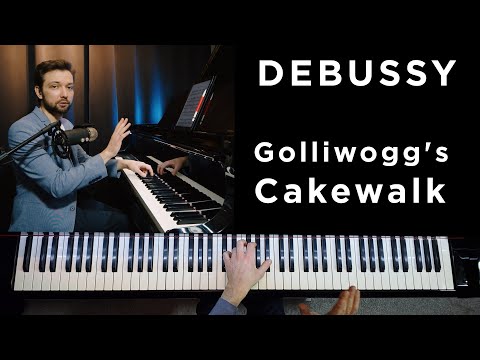 A Lazy and a Challenging way to play the Golliwogg's Cakewalk by Debussy, bars 10-15