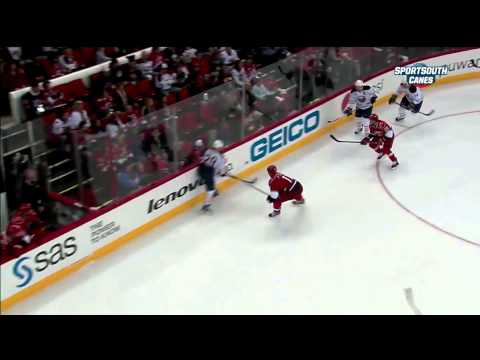 Tomas Vanek nice assist on Pominville goal. Jan 24th 2013
