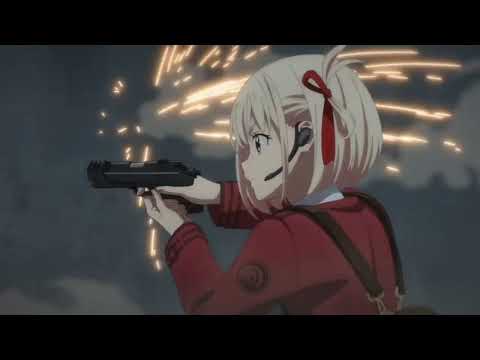 Chisato dodging Bullets | Lycoris Recoil Ep2