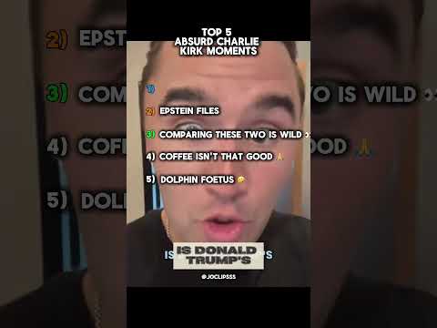 Top 5 Crazy Charlie Kirk moments #charliekirk #funny