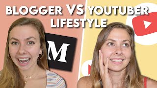 Day in the Life: YOUTUBER versus BLOGGER