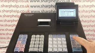 How To Set Up Manual Vat Tax System Sharp XEA207 / XEA177 Cash Register Programming Full Tutorial