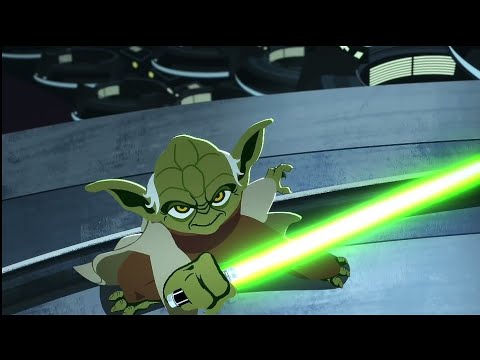 Yoda vs Darth Sidious | Star Wars Galaxy of Adventures exclusive clip
