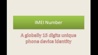 IMEI Number - check imei number in 3G and 4G