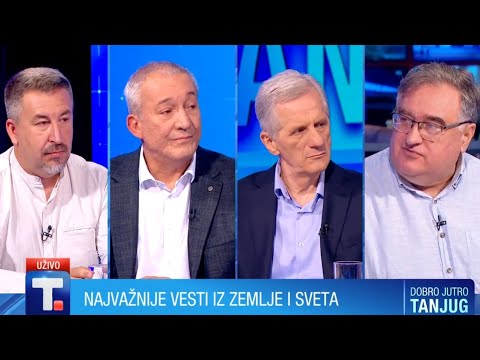 Analiza štampe 09.08.22. - Duško Vukajlović i  Đorđe Vukavinović • DOBRO JUTRO TANJUG