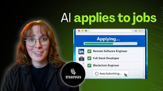 I Let an AI Apply to Developer Jobs for Me | Manus AI