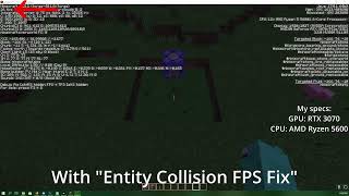 Entity Collision FPS Fix Showcase