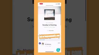 We have released full master tracks for “SUNDAY IS COMING” early!