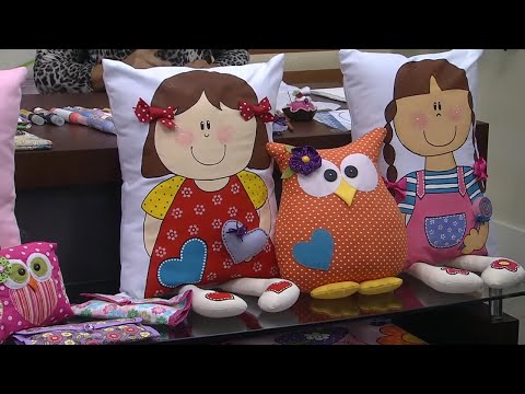 Mulher.com 12/03/2014 - Fun pillow by Rose Nascimento Part 1