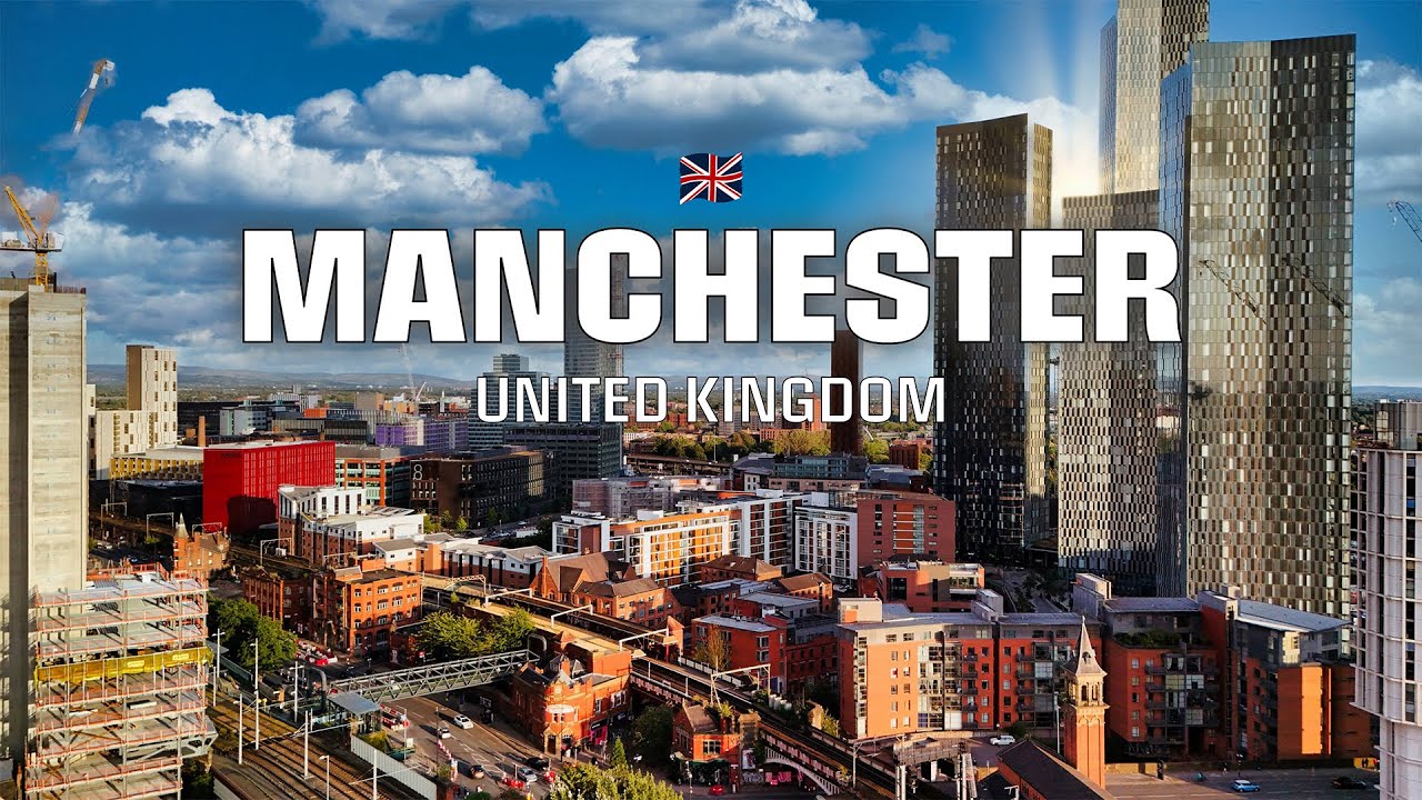 Manchester Walking Tour 4K | Stunning City Walk in Ultra HD | 2024 Travel Guide