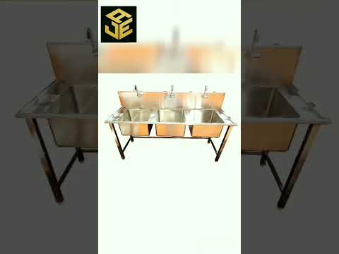 Aje silver stainless steel table single sink unit