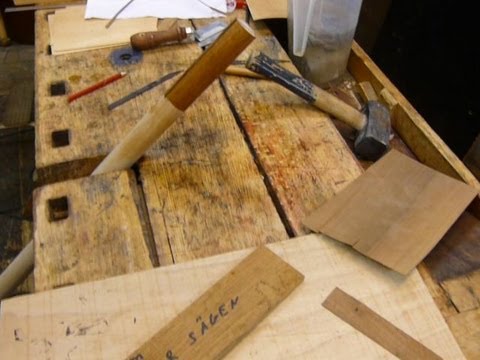 Furnieren mit Haut- und Knochenleim Teil 3