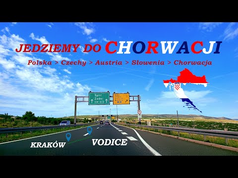 Podróż POLSKA 🇵🇱 - CHORWACJA 🇭🇷 Jedziemy do miejscowości VODICE w DALMACJI 🏖️