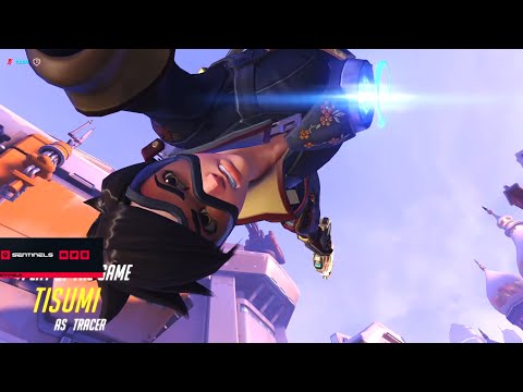 Surefour Insane Tracer - POTG! [ Overwatch Season 27 Top 500 ]