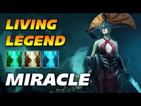 Miracle Naga Siren [REAL LEGEND] Dota 2 Pro Gameplay