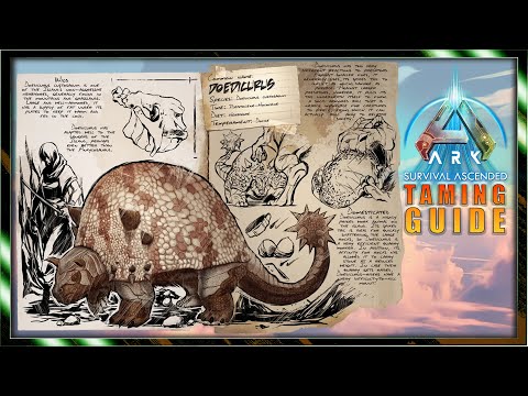 ARK Survival Ascended – Doedicurus zähmen 🦖 | Ultimativer Taming Guide #6 (Stein Farm) | #ark