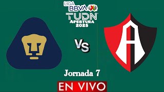 Pumas vs Atlas EN VIVO 🔴 | Jornada 7 | Liga Mx Apertura 2025 | Simulación FIFA22 