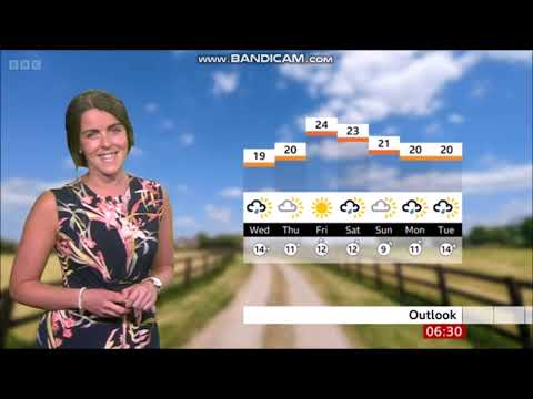 (HD) Alex Osbourne BBC ONE Points West weather July 4th 2023 - 60 fps
