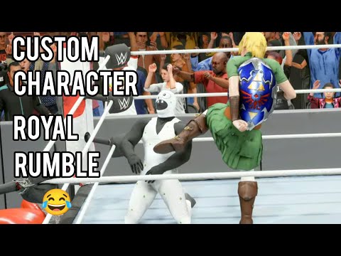 WWE 2K19 On PS5: Custom Character Royal Rumble!!!