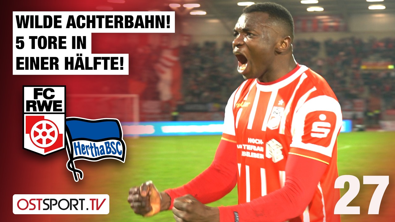 Rot Weiß Erfurt vs Hertha BSC II U23 Highlights