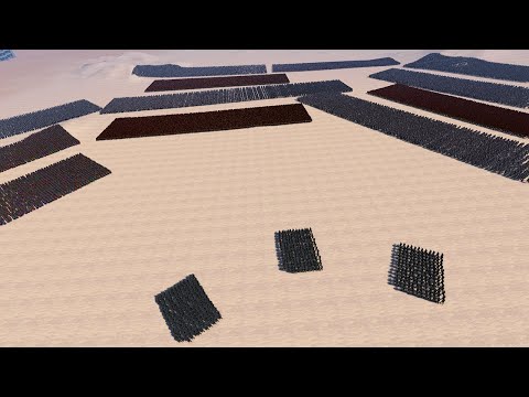 4.000 Archers Defend 50.000 Roman Spartan Persian Soldiers - Ultimate Epic Battle Simulator