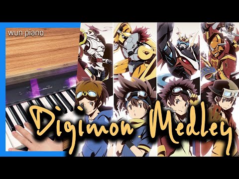 Digimon Piano Medley: Adventure 01/02 | Tamers | Frontier OP ED [🎹Piano Cover by Wun Piano]