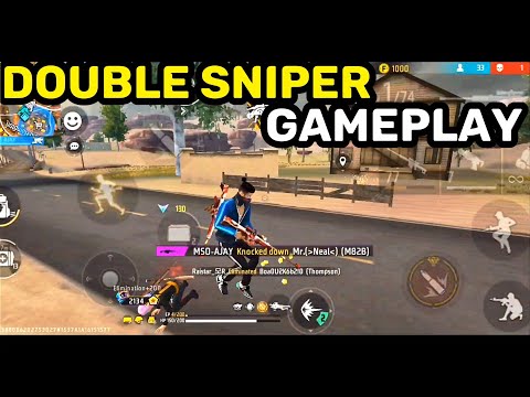 FF BR-RANK GAMEPLAY ⏩ DOUBLE SNIPER GAMEPLAY ⏩ AWM & M82B 👍DAY 1 -1