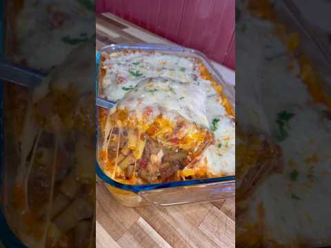 Baked Ziti Recipe! #pasta #bakedziti #easyrecipe #foodie