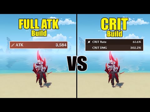 Arlecchino Full ATK vs Crit Build - BEST Build?? - Genshin impact