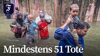 Dutzende Tote bei Monsun-Überschwemmungen in Bangladesch